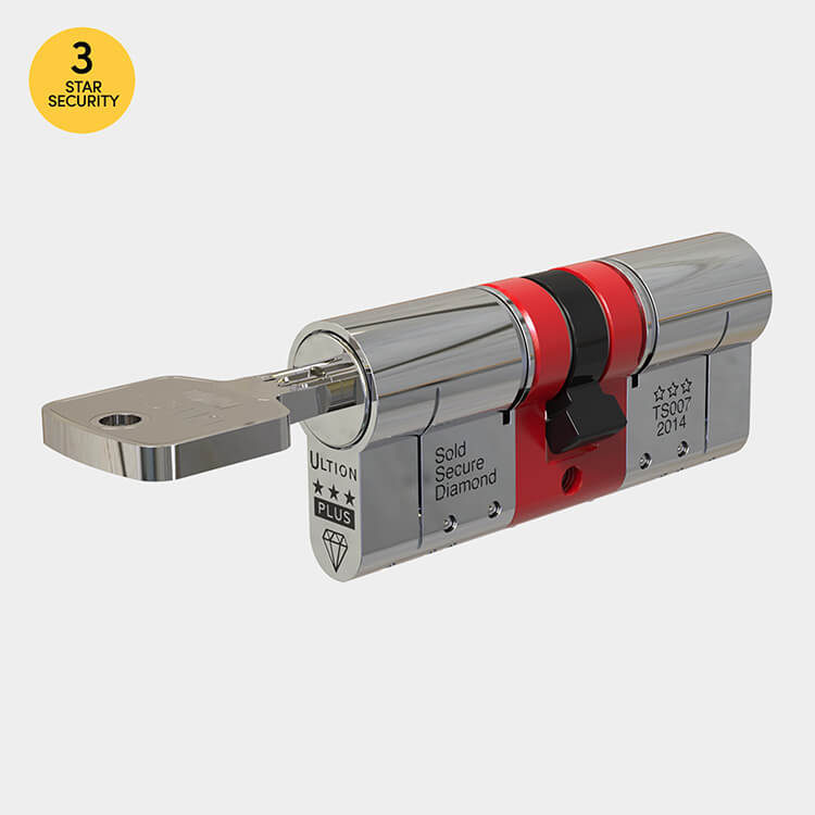 Key Operated Lock in Chrome