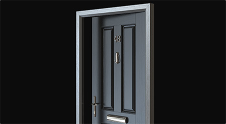 Makes door locking and unlocking as smooth as silk